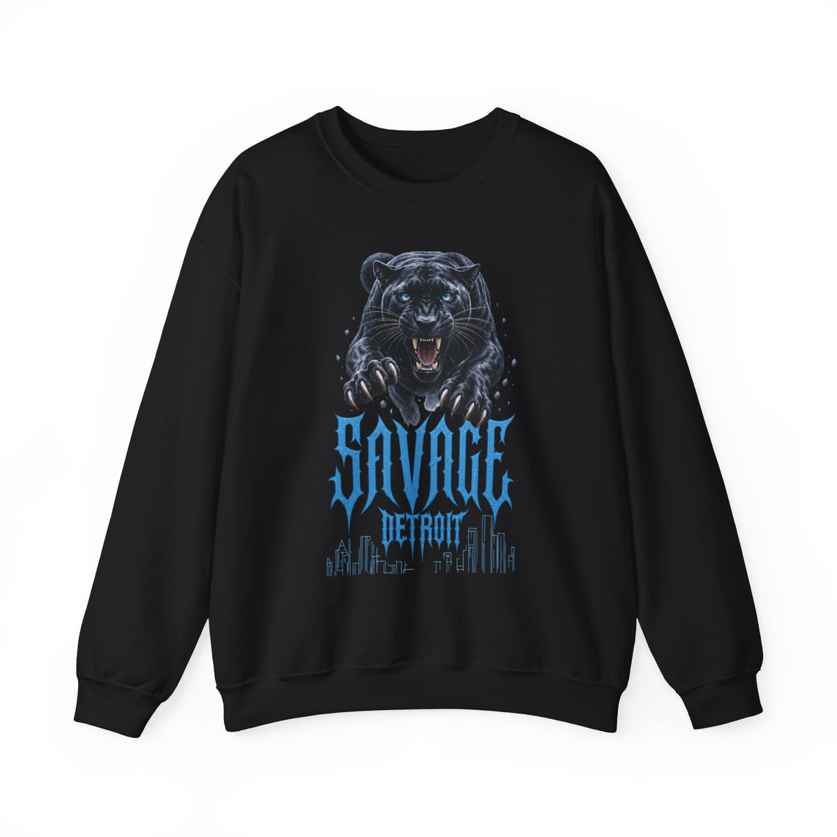 Savage Detroit panther graphic Sweatshirt | Vintage streetwear
