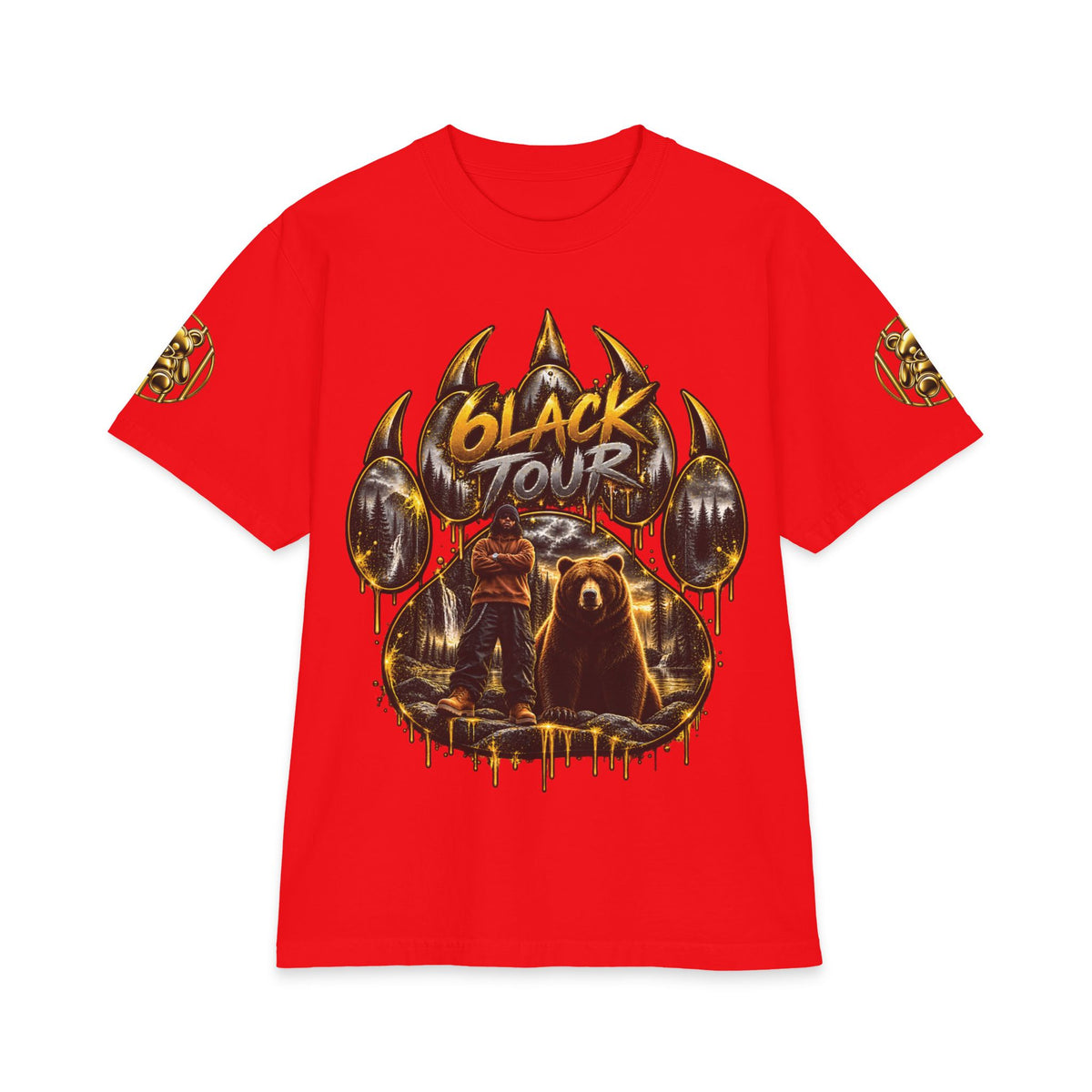 10 Years of 6lack Tour T-Shirt | Bear Forest Concert Tee