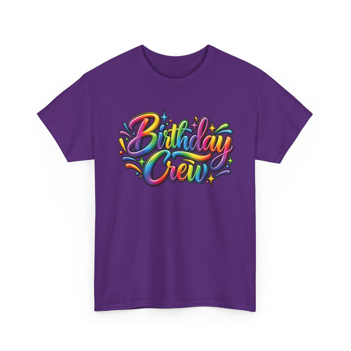 Birthday Crew Colorful Celebration T-Shirt