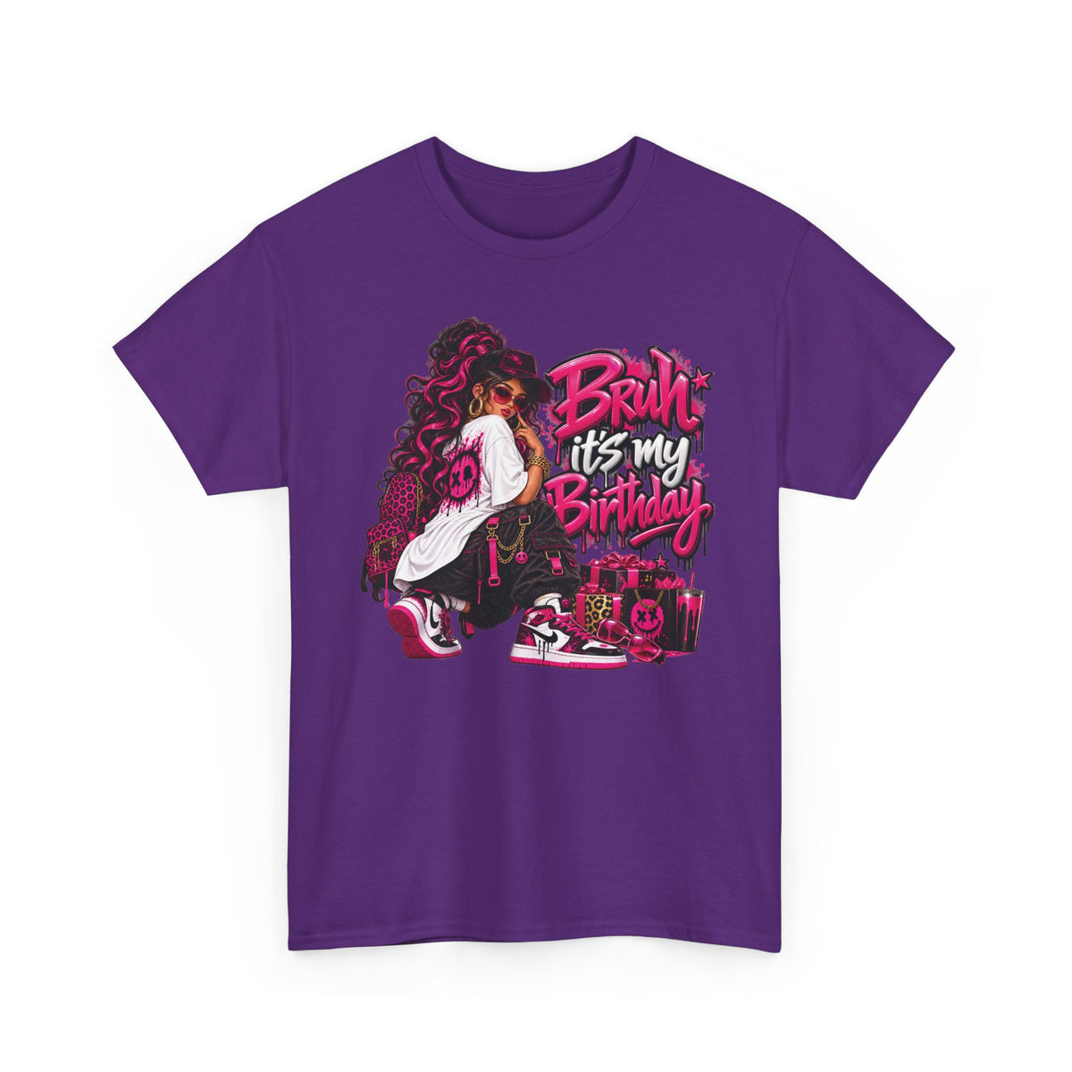 “Bruh, It’s My Birthday” Birthday Graphic T-Shirt