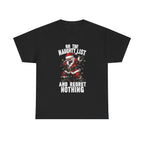 Santa Skeleton 'On the Naughty List and Regret Nothing' Tee | Christmas Punk Shirt