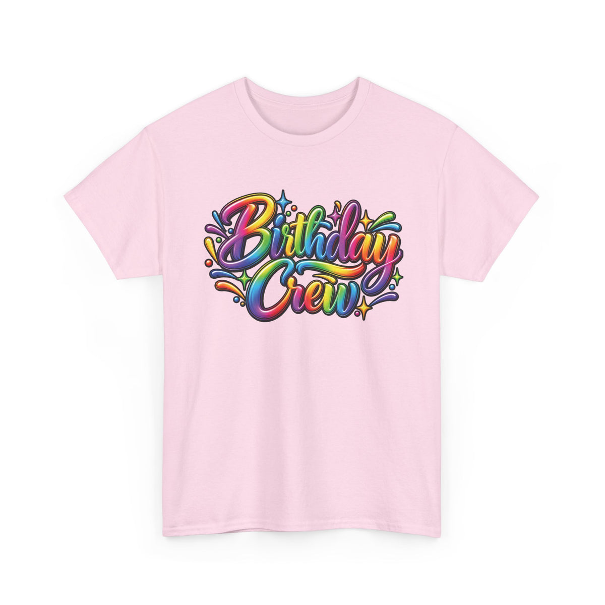 Birthday Crew Colorful Celebration T-Shirt