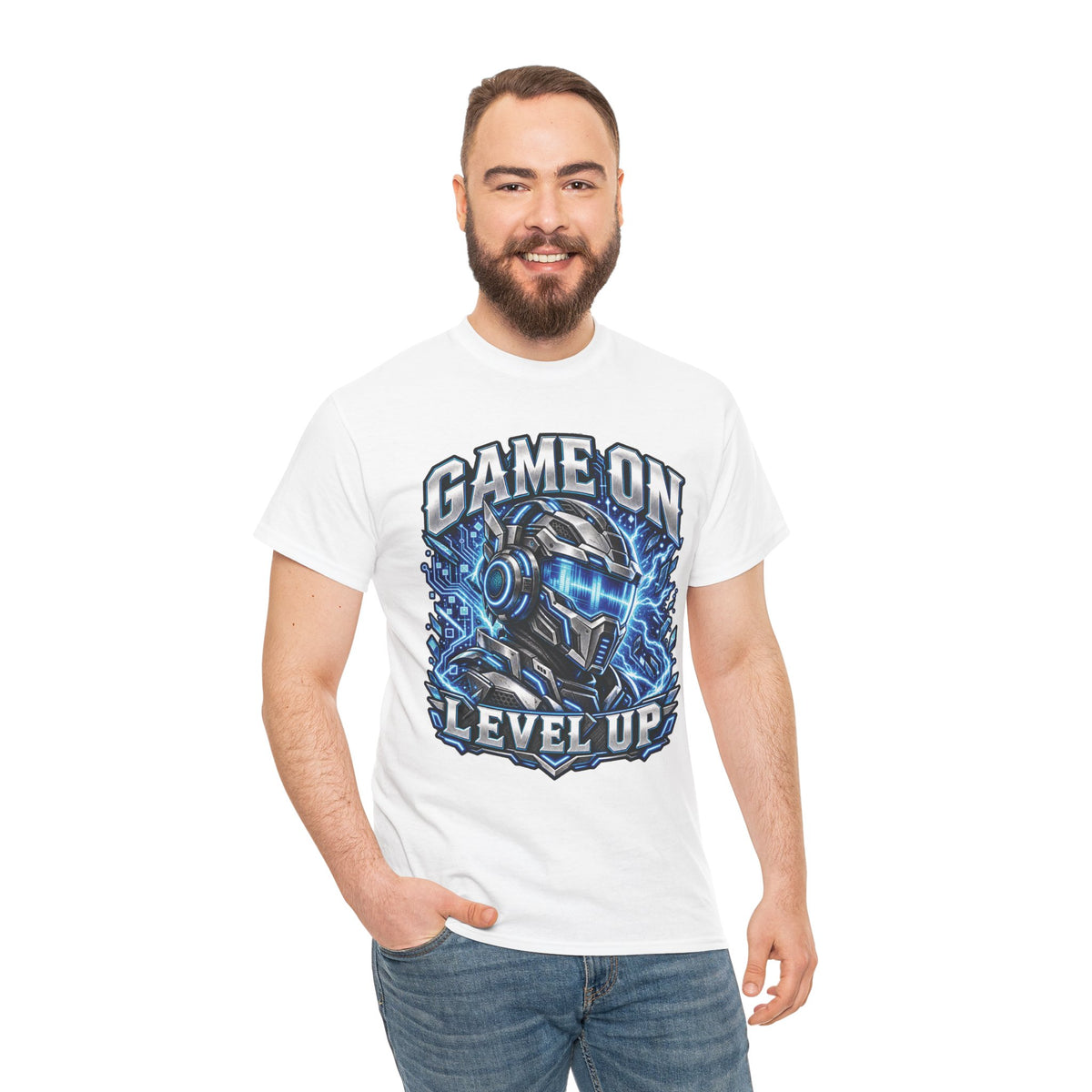 Game On Level Up Gamer Graphic T-Shirt