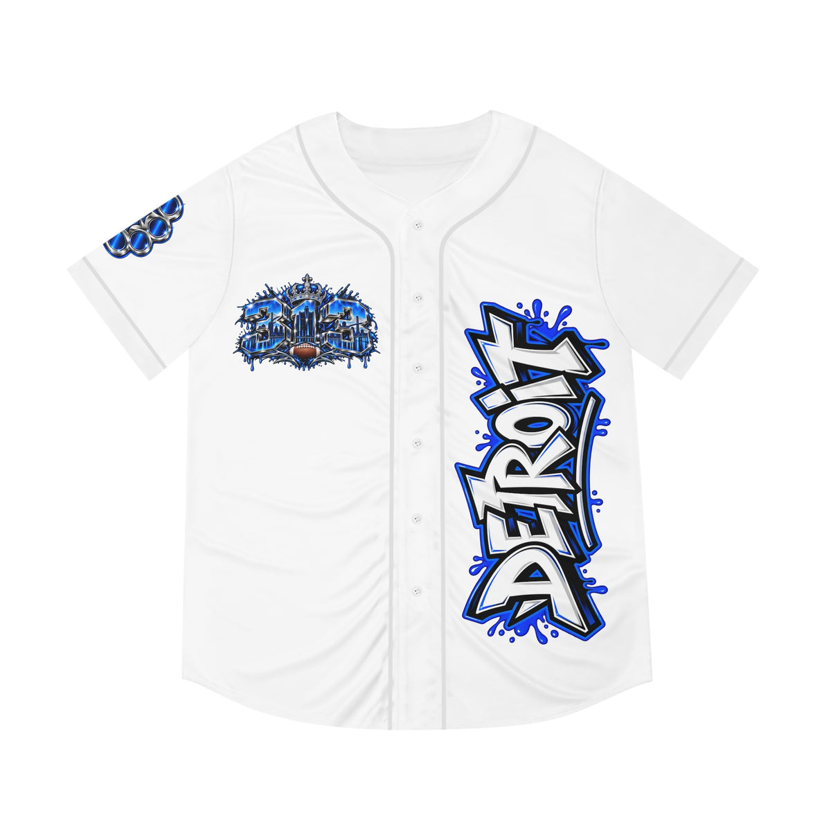 Detroit Football Lion Graphic Jersey | Baseball Jersey