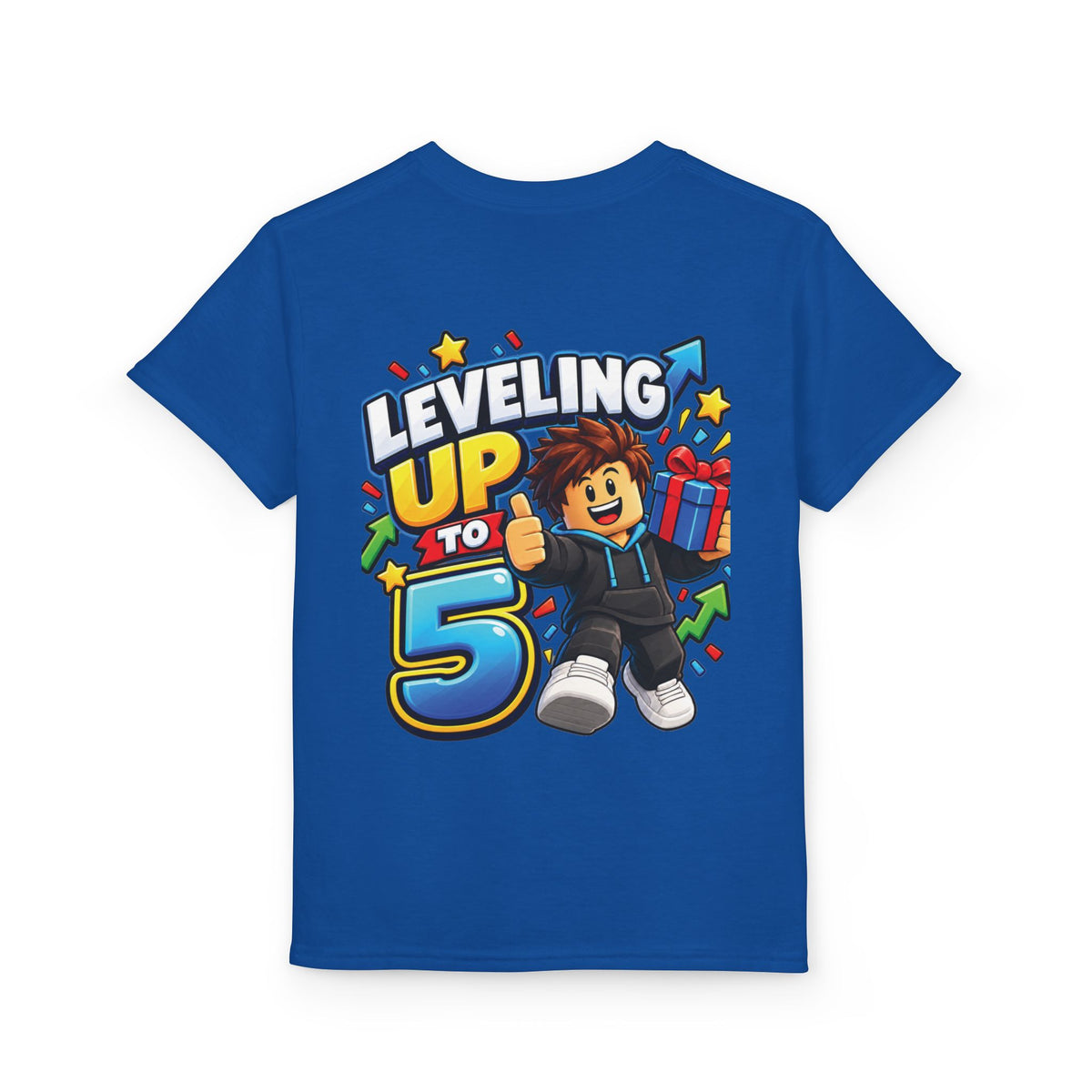 Roblox Birthday “Leveling Up to 5” Youth T-Shirt