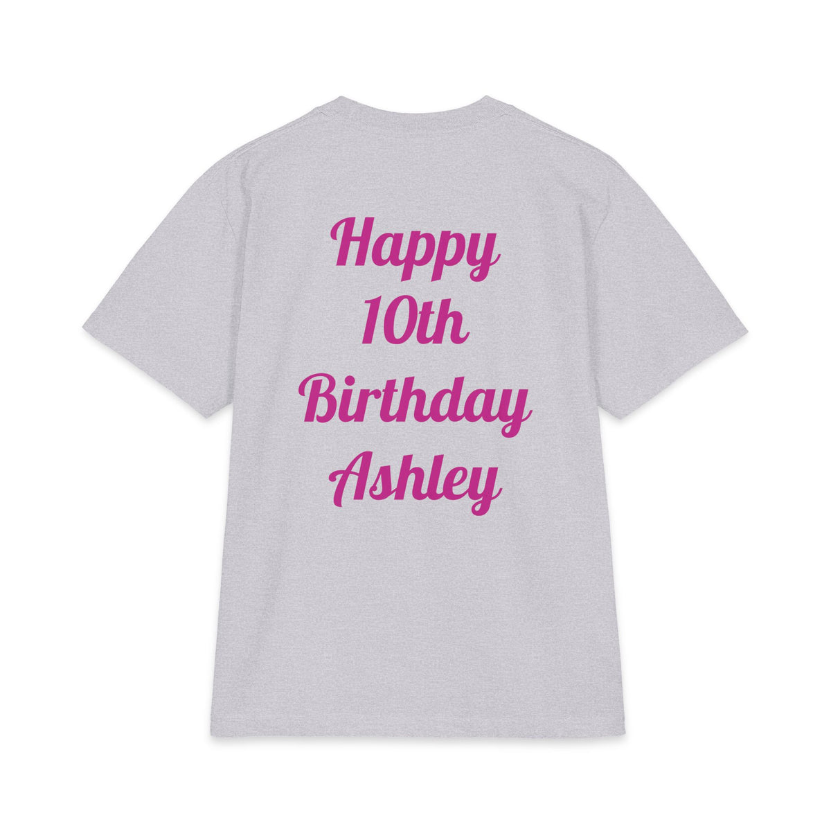 Kpop Hunter Demon Birthday Girl T-Shirt | Colorful Cartoon Letters, Balloons & Characters