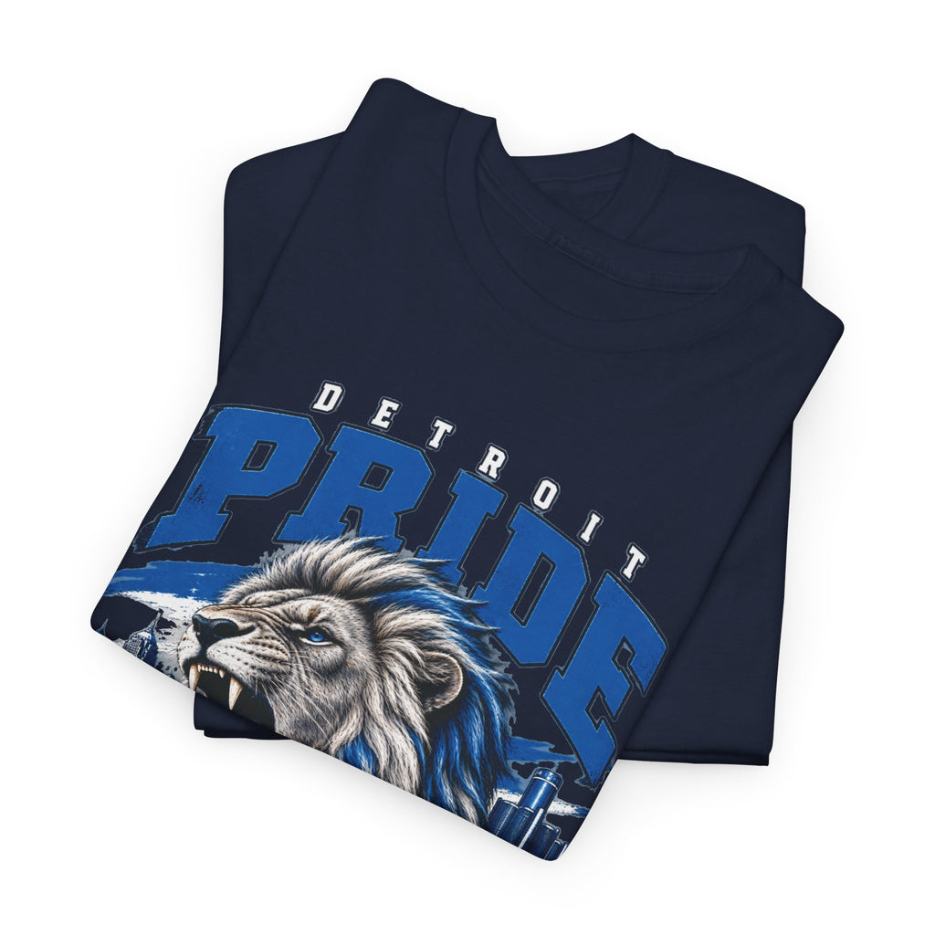 Detroit Pride Comes Before the Fall Lion Graphic T-Shirt