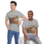 They Not Like Us Turkey Tee | Streetwear Thanksgiving Graphic Shirt