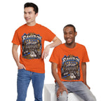 Raised On Old School Hip Hop T-Shirt | Retro Boombox Sneakers Crown Design