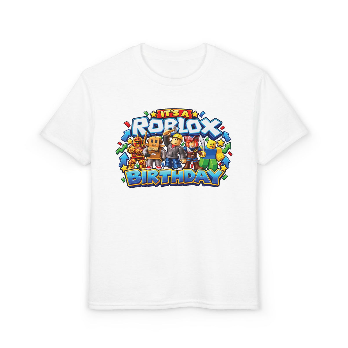 Roblox Birthday Leveling Up 9 Youth T-Shirt