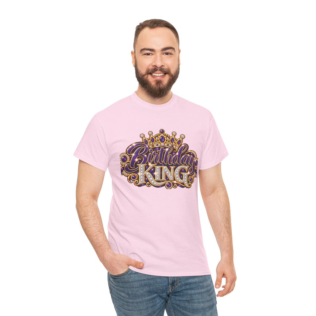 Birthday King Crown Graphic T-Shirt