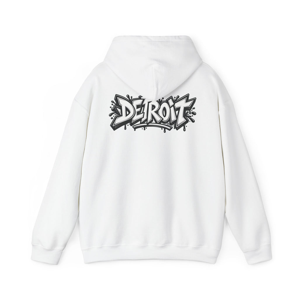 Detroit Graffiti Lion Hoodie | Colorful Street Art Pullover