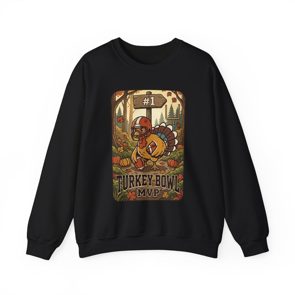 Turkey Bowl MVP Sweatshirt | Thanksgiving Football Turkey