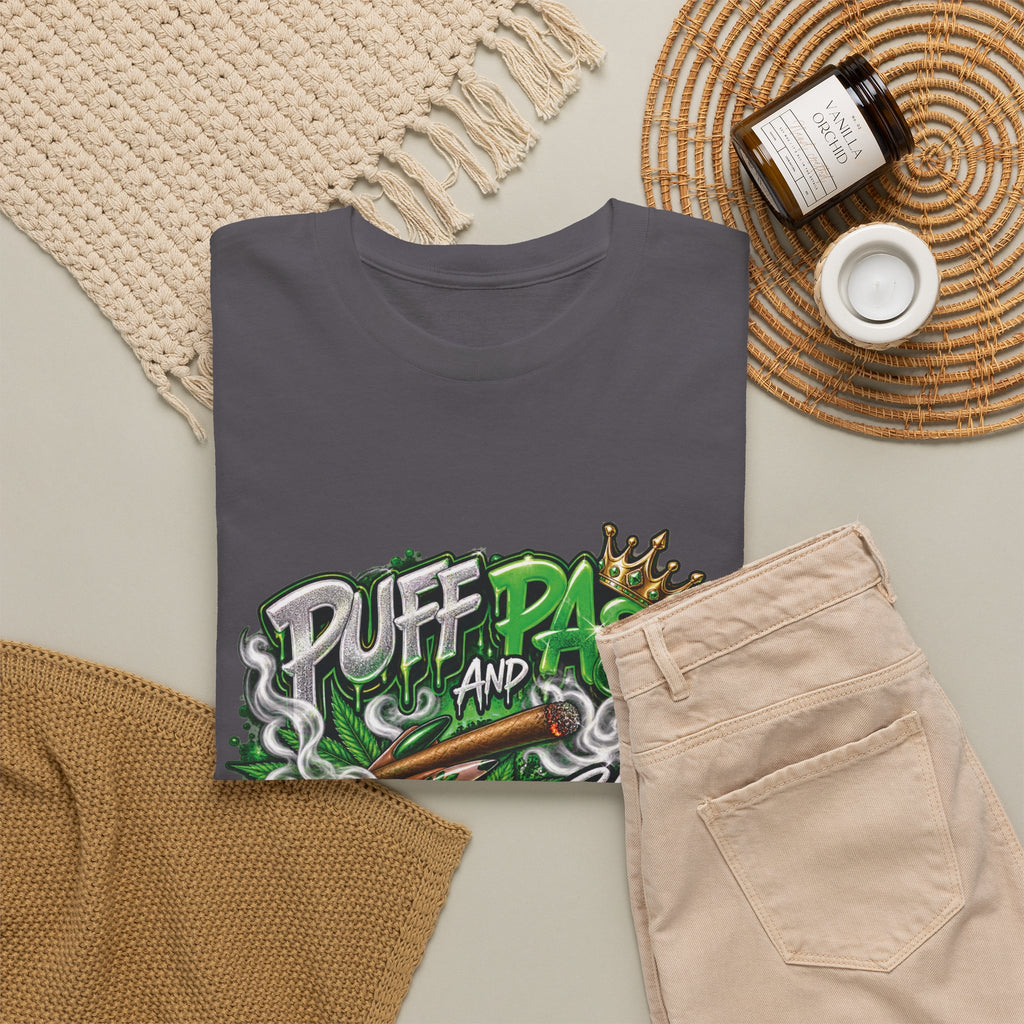 Puff and Pass Stay Lifted T-Shirt | Cannabis Leaf Graphic Tee