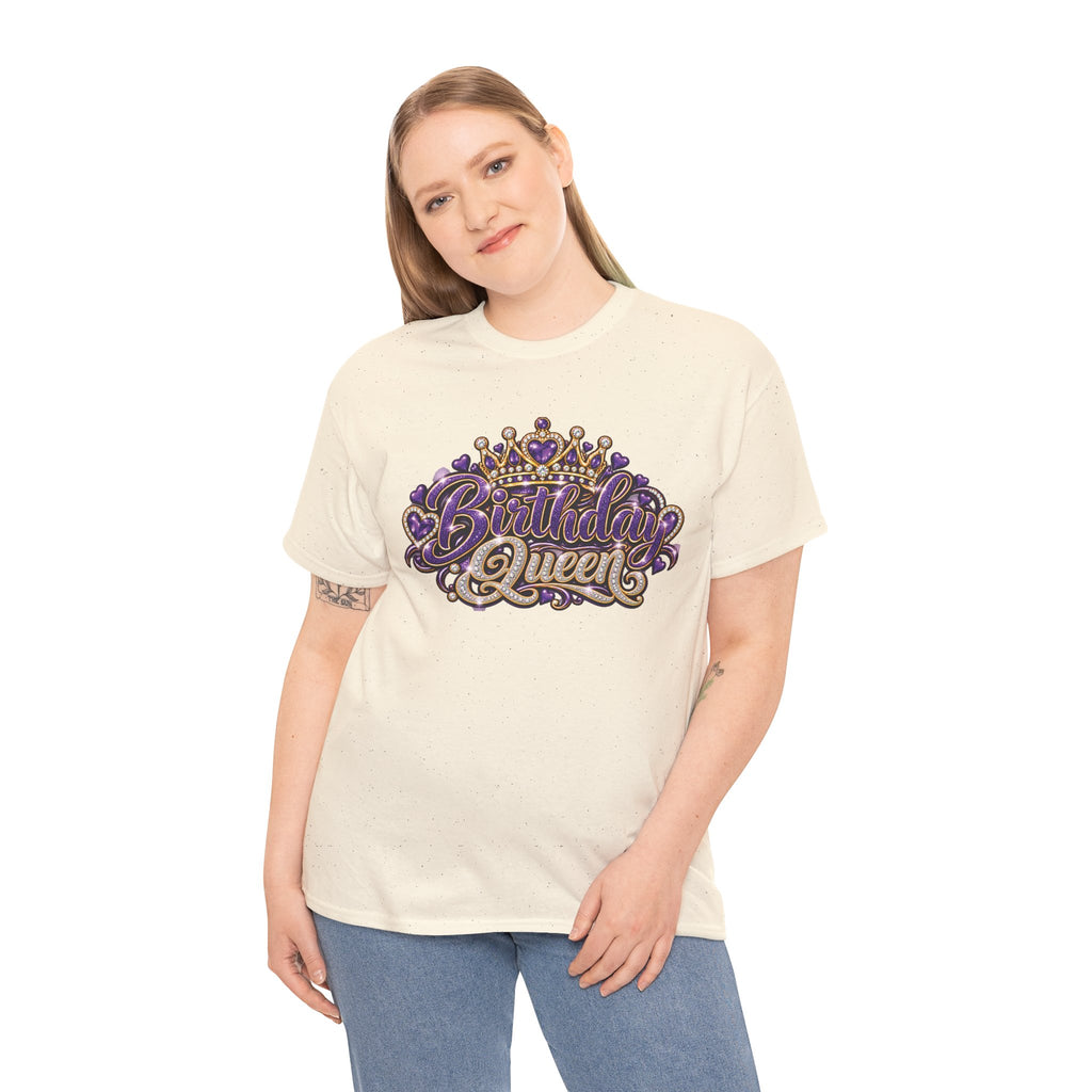 Birthday Purple Queen Graphic T-Shirt
