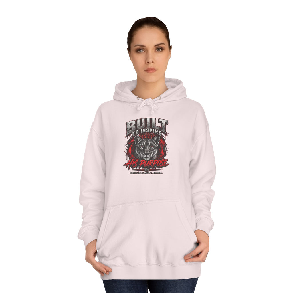 Built ro Inspire his Purpose Couples Graphic Hoodie