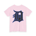 Detroit Basketball Lion Graphic Tee | Motor City D Old English Logo