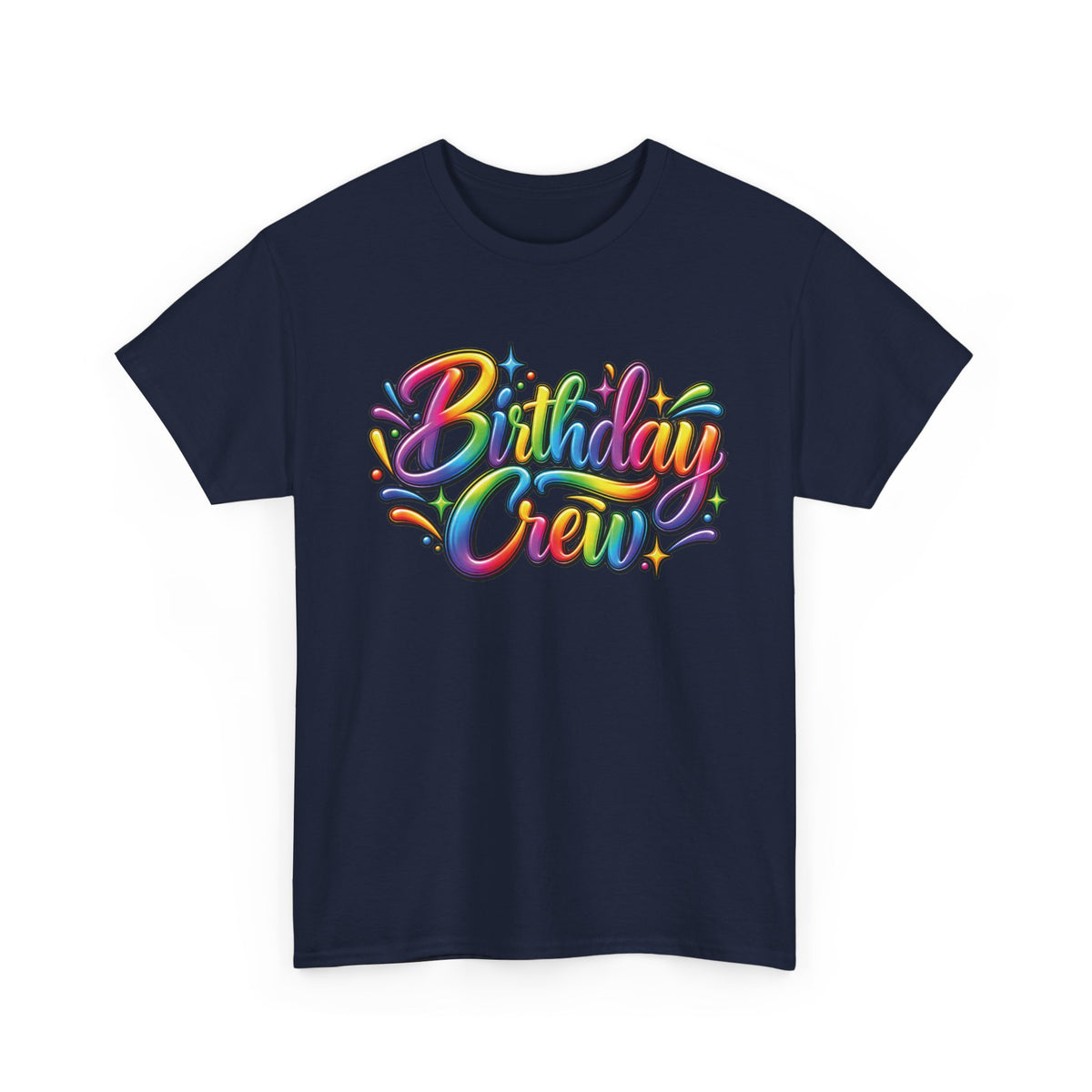 Birthday Crew Colorful Celebration T-Shirt