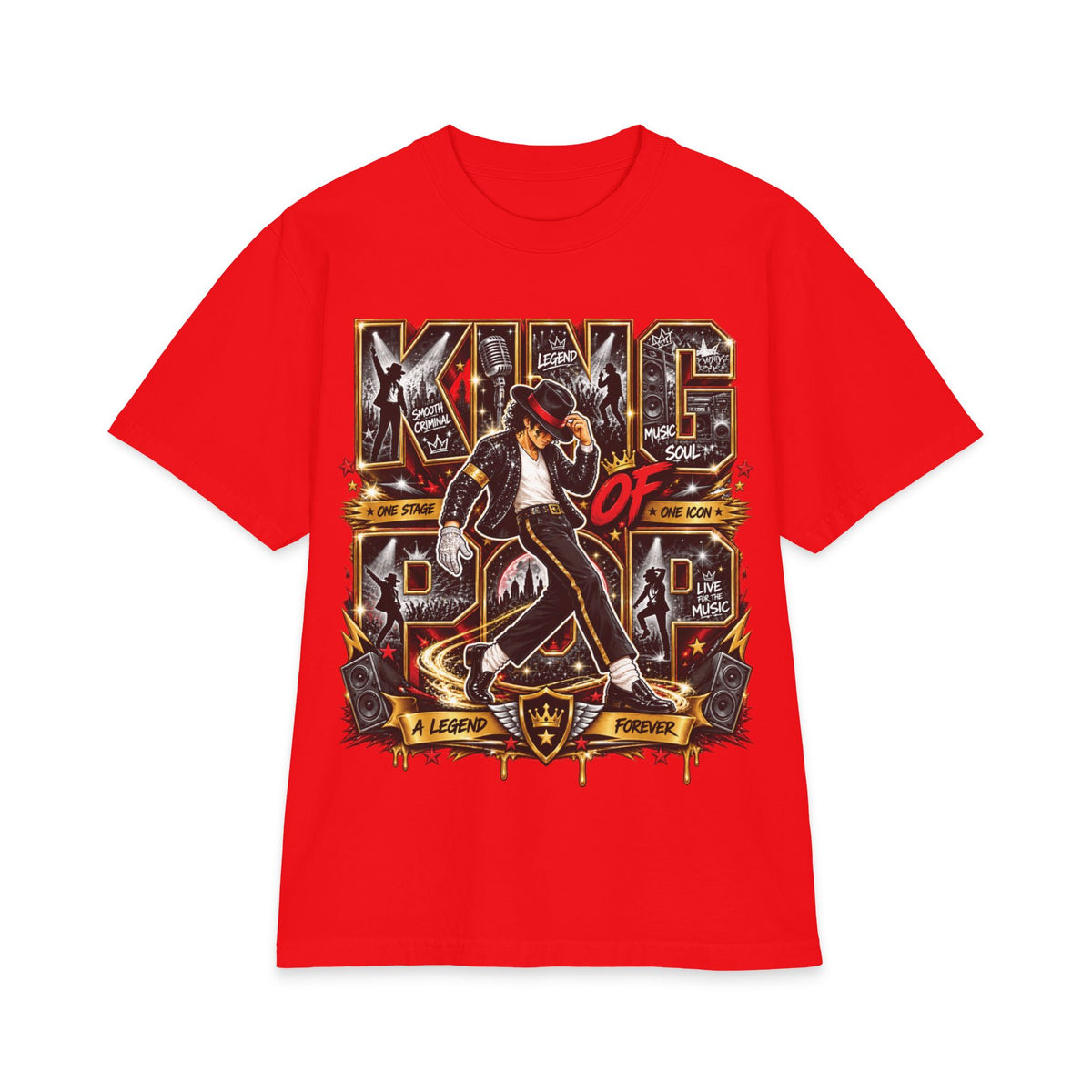 King of Pop T-Shirt | Michael Jackson Tribute Graphic Tee