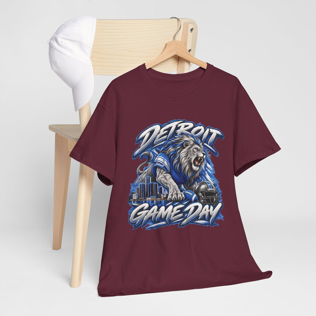 Detroit Game Day Lions Football T-Shirt