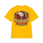Three Points Rose Graphic T-Shirt | Band Tour Poster Style