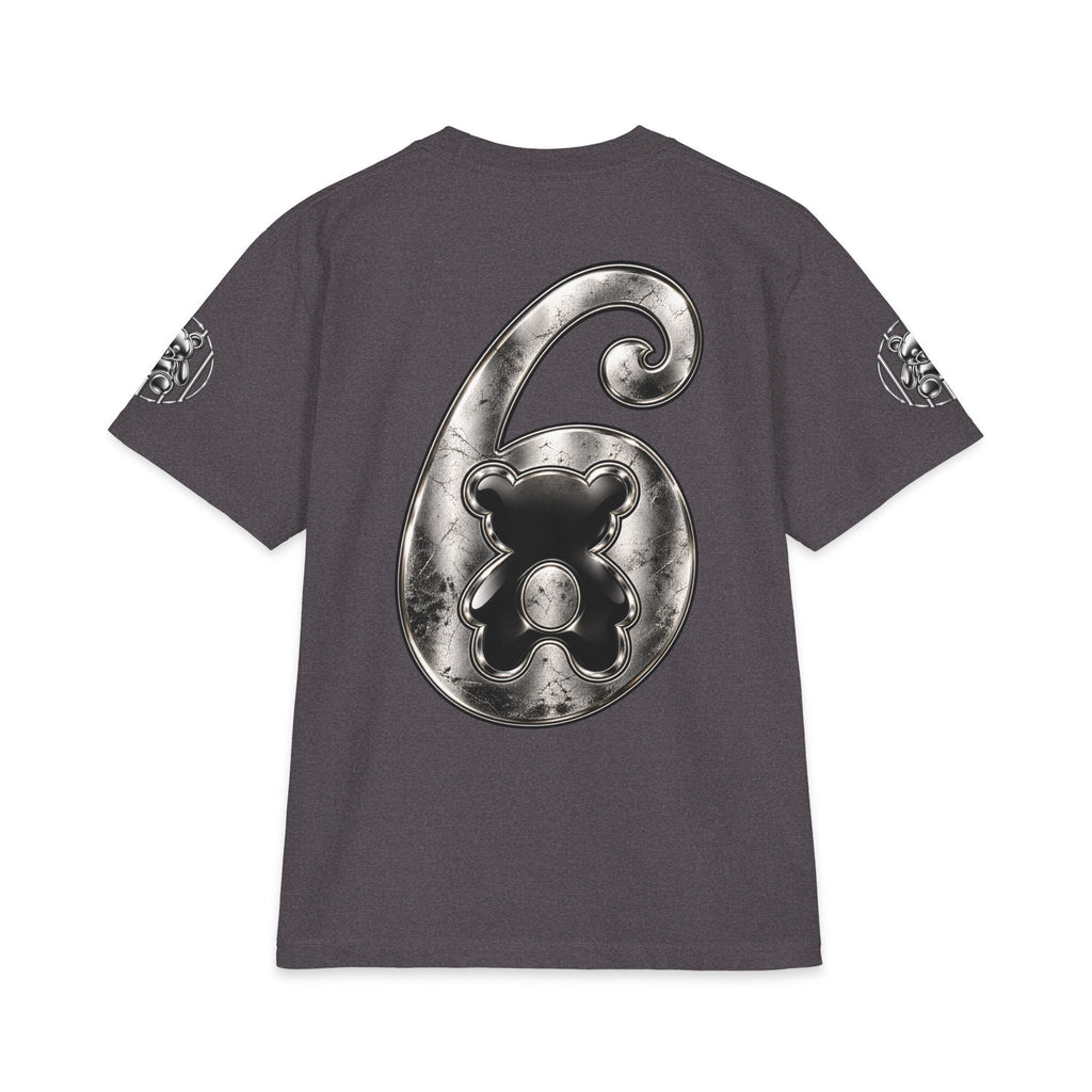 10 Years of 6lack Tour graphic T-Shirt | Number 6 back design