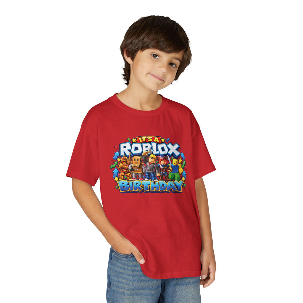 Roblox Birthday Leveling Up to 11 Youth T-Shirt