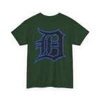 Detroit Basketball Lion Graphic Tee | Motor City D Old English Logo