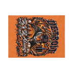 Detroit Tigers Tiger Mascot Blanket | 313 Always Claps Back Velveteen Microfiber