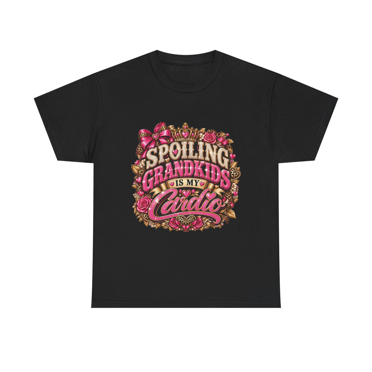 Spoiling Grandkids Is My Cardio T-Shirt | Grandma Grandparent Tee