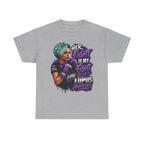 Her Fight Is My Fight Lupus Awareness T-Shirt | Boxing Woman, Purple Ribbon