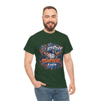 Detroit Batter Up T-Shirt | Baseball City Skyline Tee