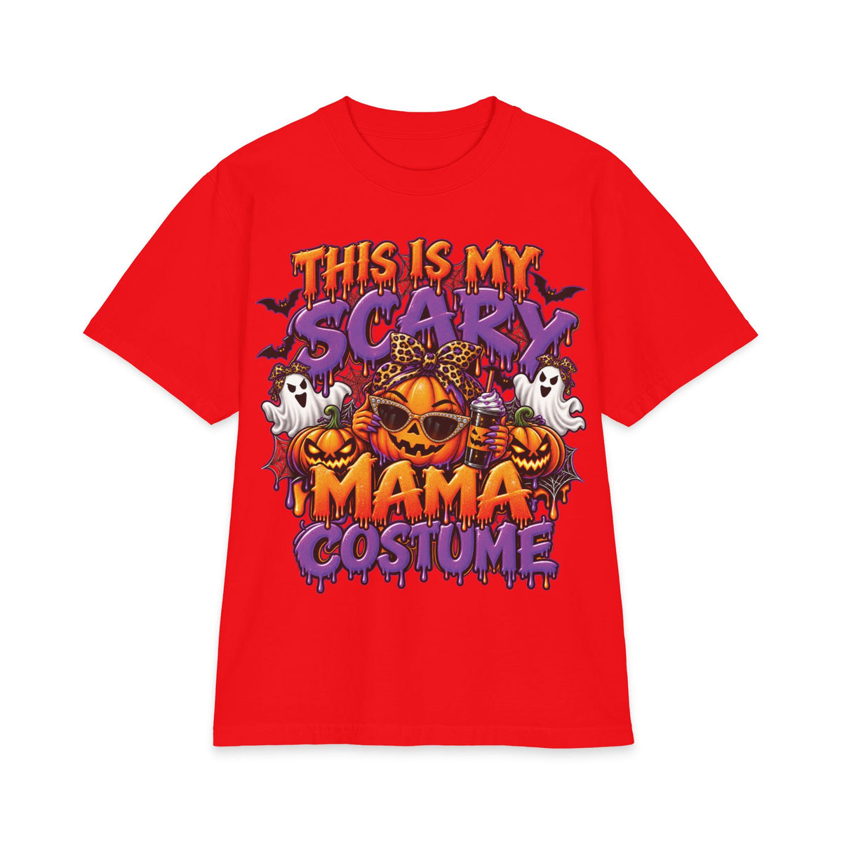 This Is My Scary Mama Costume T-Shirt | Halloween Pumpkin Ghosts