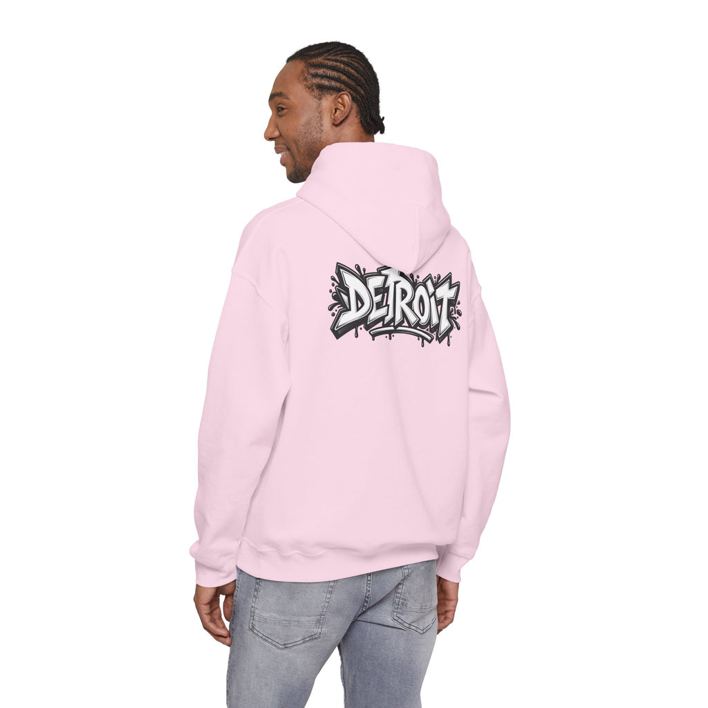 Detroit Graffiti Lion Hoodie | Colorful Street Art Pullover