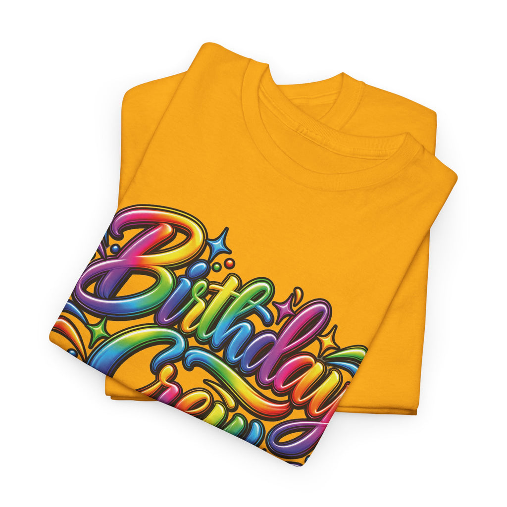 Birthday Crew Colorful Celebration T-Shirt