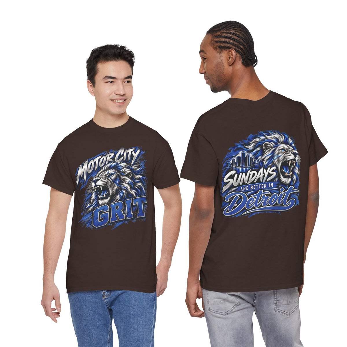 Detroit Motor City Grit & Sundays Are Better in Detroit T-Shirt