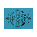 Serenity Prayer Script Blanket | Velveteen Microfiber Throw