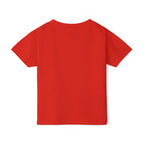 Peace Hand Skeleton in Jack-O'-Lantern Toddler T-shirt | Halloween Pumpkin Bats