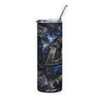 Roaring Lion Football Stainless Steel Tumbler, 20oz | Game Day Sports Design