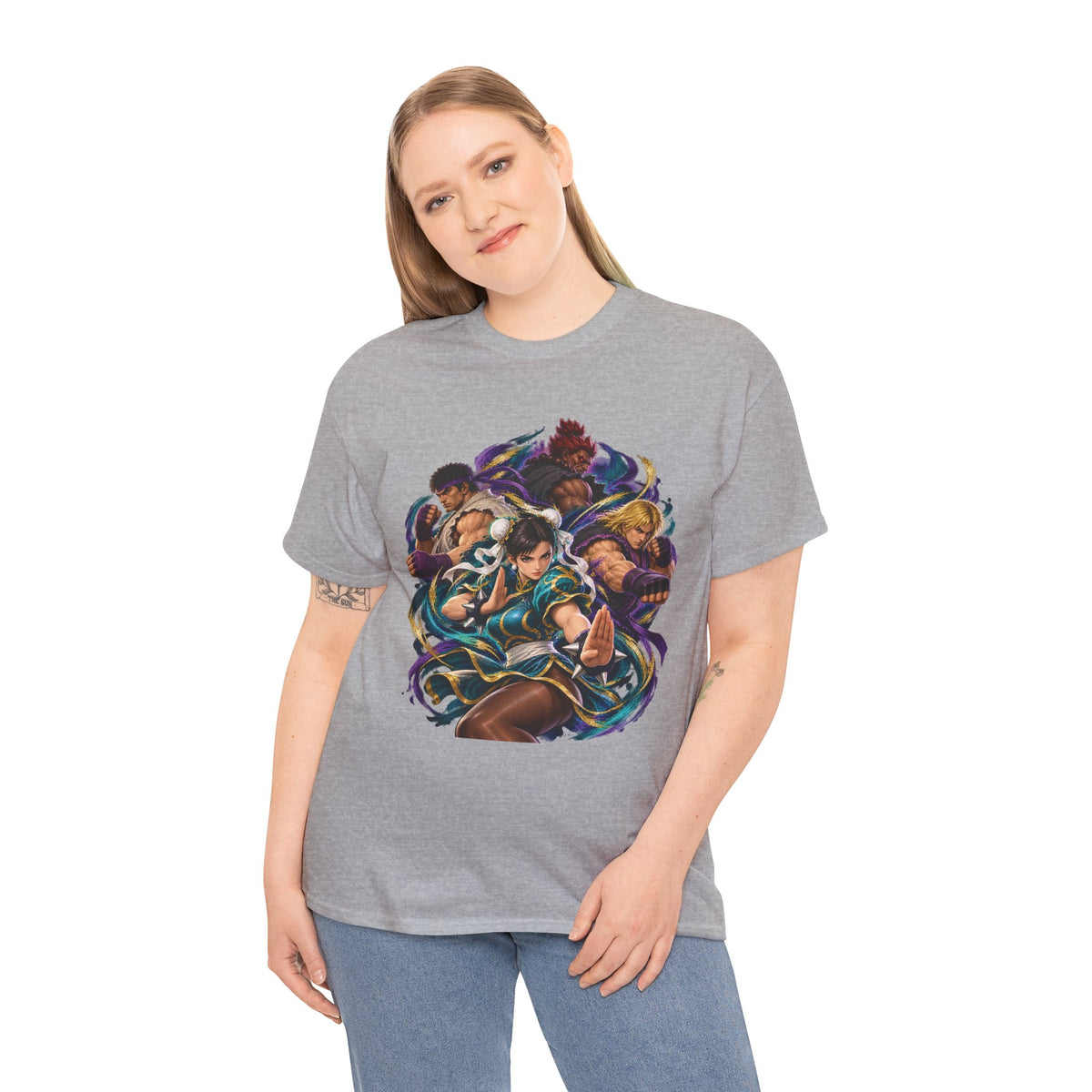 Street Fighter Characters Graphic T-Shirt