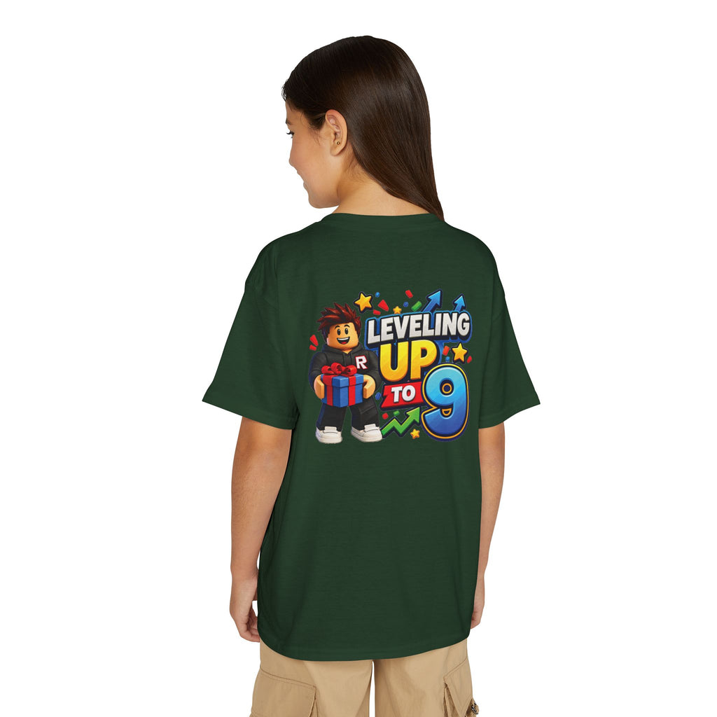 Roblox Birthday Leveling Up 9 Youth T-Shirt