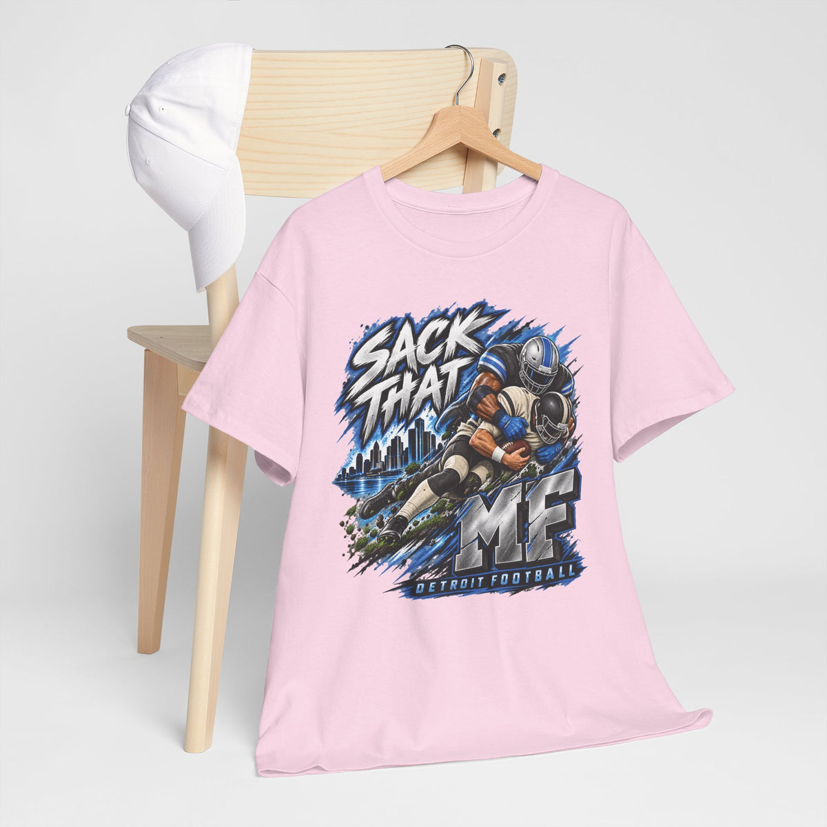 Sack That MF Lions football Graphic T-Shirt