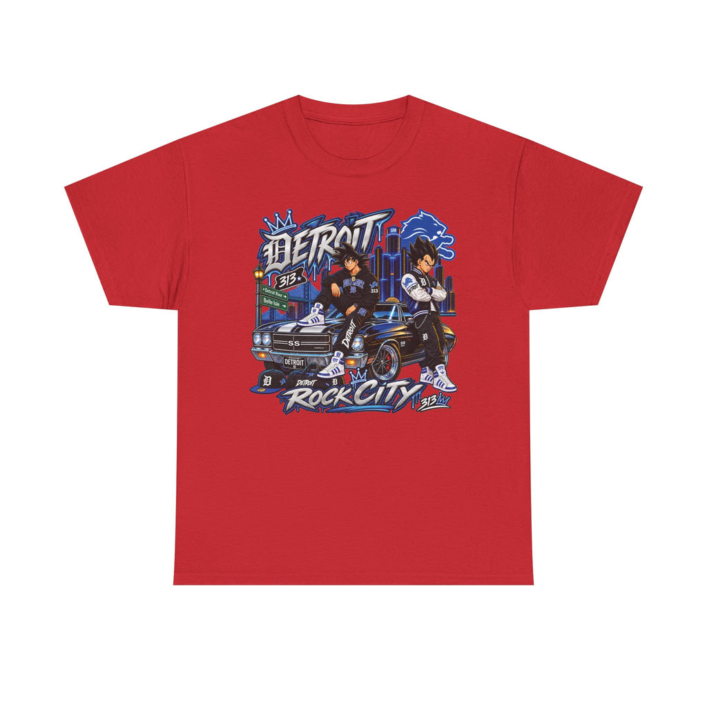 Detroit Rock City Tee | Vintage Car, Cityscape Hip Hop Graphic