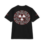 Don Toliver Alien Skull with Spiked Biohazard Wheel T-Shirt | Grunge Horror Tee