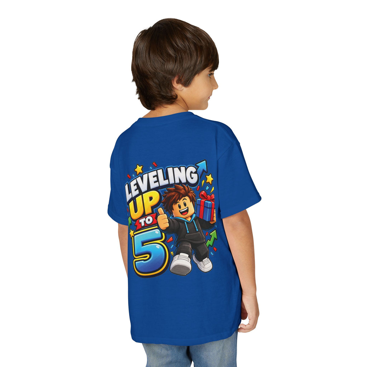 Roblox Birthday “Leveling Up to 5” Youth T-Shirt