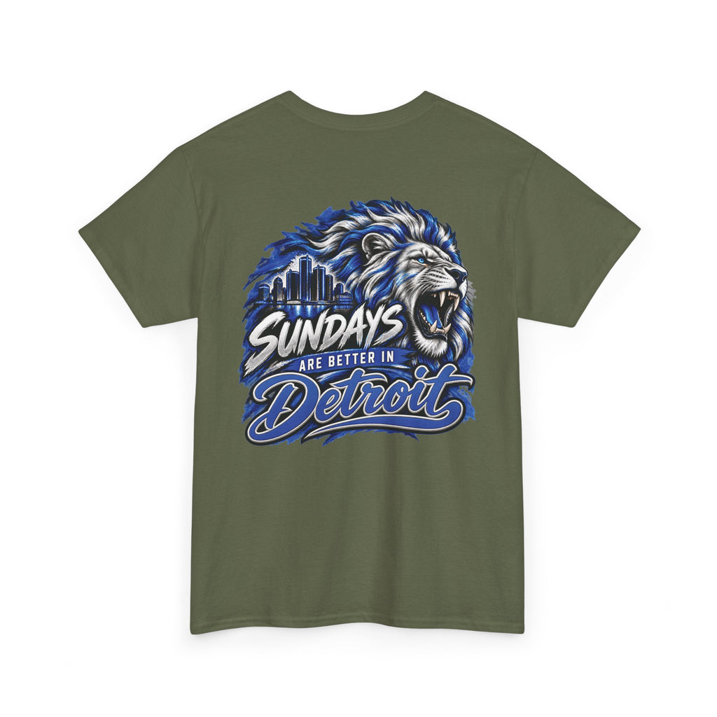 Detroit Motor City Grit & Sundays Are Better in Detroit T-Shirt