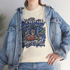 Detroit Basketball Lion Graphic Tee | City Streetball Detroit D Logo