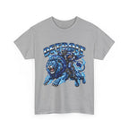 Detroit Lion Rider T-Shirt | Football Team Graphic Tee, Blue Mascot