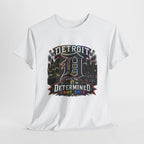 Detroit D Skyline Determined True Grit T-Shirt | City Pride Tee