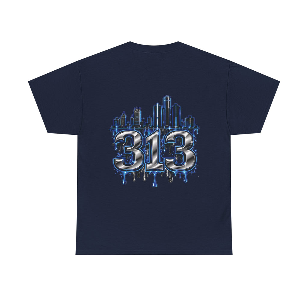 Detroit Brass Knuckles graphic tee | 313 Skyline Drip T-Shirt